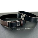 ペアブレスレット 大人 ブランド シンプル エンポリオアルマーニ ブラウン 革 レザーブレスレット ブレスレット 夫婦 カップル お揃い プレゼント ペアギフト...