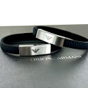 ペアブレスレット 大人 ブランド シンプル エンポリオアルマーニ ブラック ラバーブレスレット ブレスレット 夫婦 カップル お揃い ペアギフト ペアアクセサリ...