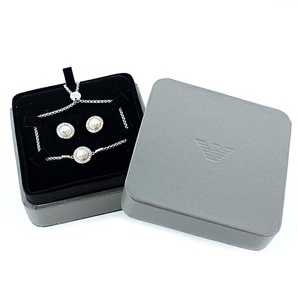 EMPORIO ARMANI エンポリオアルマーニ ギフトセット ブレスレット ピアス ファッション ジュエリー アクセサリー レディース イーグルロゴ シェル...