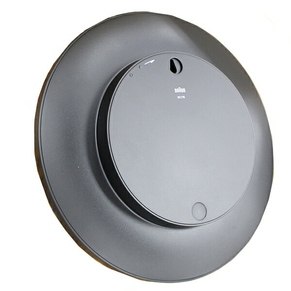 BRAUN ブラウン 壁掛け 掛け時計 アナログ ウォールクロック ブラック 丸型 静音設計 BC17B【並行輸入品:日本語説明書なし】 インテリア 雑貨 時計 誕生日プレゼント クリスマス プレゼント ランキング お祝い [2]