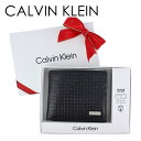 メンズ 財布 二つ折り ラッピング済 プレゼント用 カルバンクライン 小銭入れ 革 紙袋付き 二つ折り財布 ブラック 男性 通勤 通学 おしゃれ 贈り物 喜ばれ...