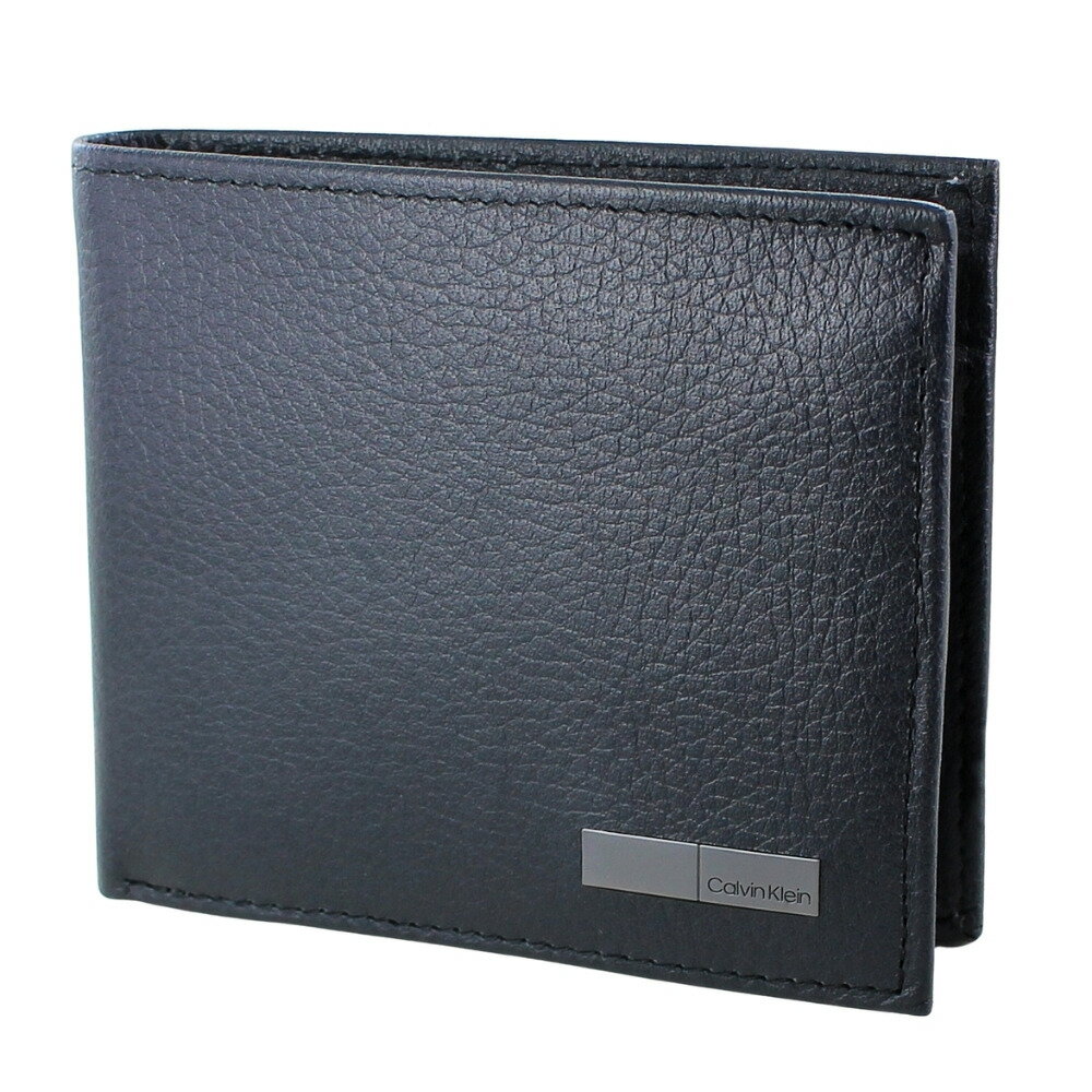カルバンクライン メンズ 財布 二つ折り財布 メンズ財布 革 財布 黒 ブラック Wallet men 誕生日プレゼント 記念日 ギフト 男性 祝い 父の日 敬老の日 実用的 プレゼント 卒業 入学 お祝い