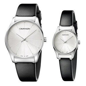 CALVIN KLEIN カルバンクライン CK 時計 メンズ レディース ペアウォッチ スイス製 腕時計 CLASSIC TOO クラシック トゥー 38mm 24mm レザー K4D211C6K4D231C6 誕生日プレゼント