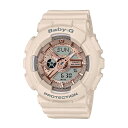 カシオ Baby-G 腕時計（メンズ） CASIO カシオ Baby-G ベビーG ベビージー 時計 レディース 女の子 女性 かわいい 腕時計 ピンクゴールド ピンクベージュ アナデジ 樹脂バンド BA-110CP-4A 誕生日プレゼント 内祝い 母の日 お祝い