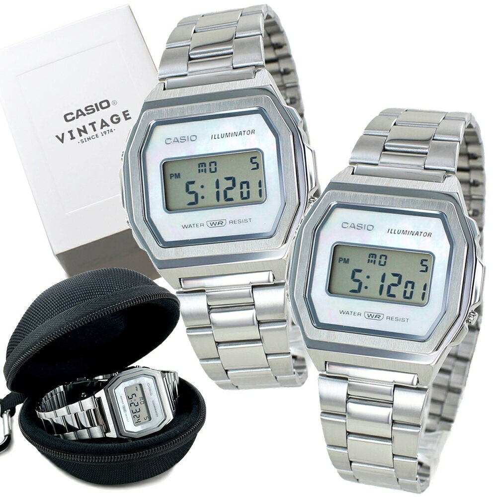 日本未発売 時計 収納ケース 付き ペアウォッチ カシオ デジタル 家族で使える腕時計 お揃い ペア 親子 友達 兄弟 姉妹 夫婦 カップル　両親 結婚記念日 妻 夫 母 父 敬老の日 ペアギフト クリスマス プレゼント ランキング お祝い