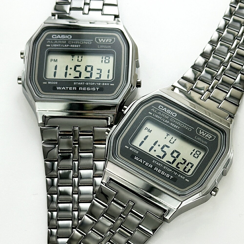 日本未発売 カシオ ペアウォッチ チプカシ デジタル 日本未発売 腕時計 手表 ケース付き 2個セット 親子 ペアルック カップル 夫婦 両親 お揃い 男女兼用 ユニセックス 誕生日 結婚式 結婚記念日 敬老の日 ペアギフト おしゃれ クリスマス プレゼント ランキング お祝い