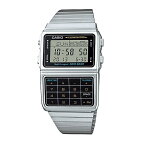 CASIO カシオ 腕時計 メンズ レディース 昭和 レトロ データバンク シルバー デジタル兼用 テレメモ 13ヵ国語対応 計算機能 可愛い DBC-611-1 誕生日プレゼント 内祝い 母の日 お祝い