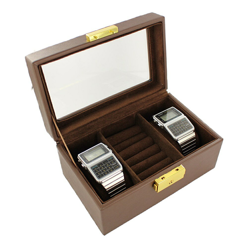 【時計＆アクセ収納ケース付き！】カシオ 腕時計 手表 レトロなペアウォッチ データバンク シルバー デジタル兼用 同じサイズ おそろ DBC-611-1DBC-611-1 誕生日プレゼント クリスマス プレゼント ランキング お祝い