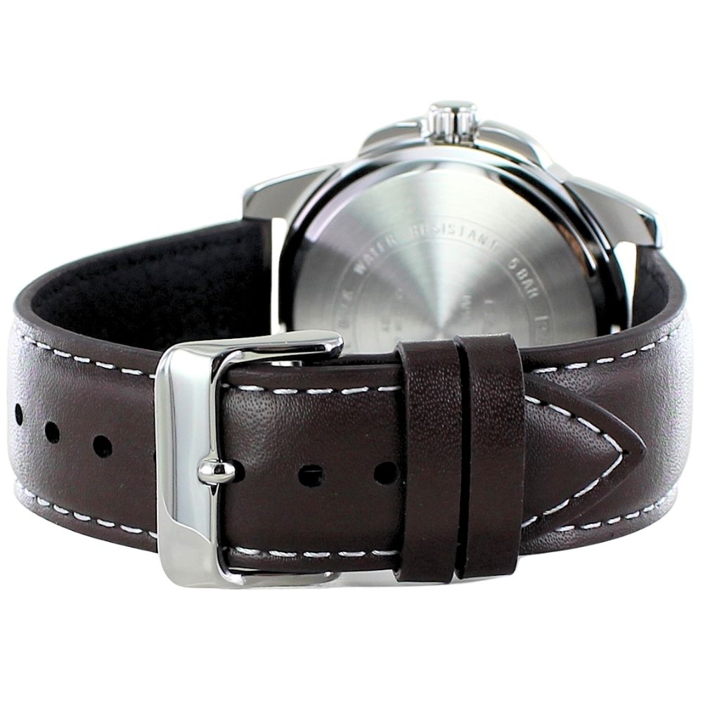 日本未発売 カシオ アナログ 腕時計 手表 メンズ 男女兼用 シンプル 本革 ダークブラウン 革ベルト ビジネス 仕事用 おしゃれ 時計 誕生日プレゼント 大学生 彼氏 彼女 夫 父 誕生日プレゼント 記念日 ギフト 卒業 入学 お祝い