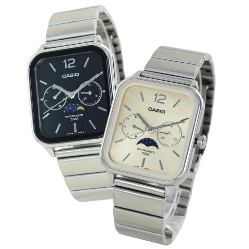 カシオ ペアウォッチ カップル 親子でお揃い 腕時計ボックス付き CASIO 腕時計 ペア アナログ おしゃれ サン&ムーン表示 カレンダー 防水 夫婦 両親 記念日 上品ペアギフト クリスマス プレゼント ランキング お祝い
