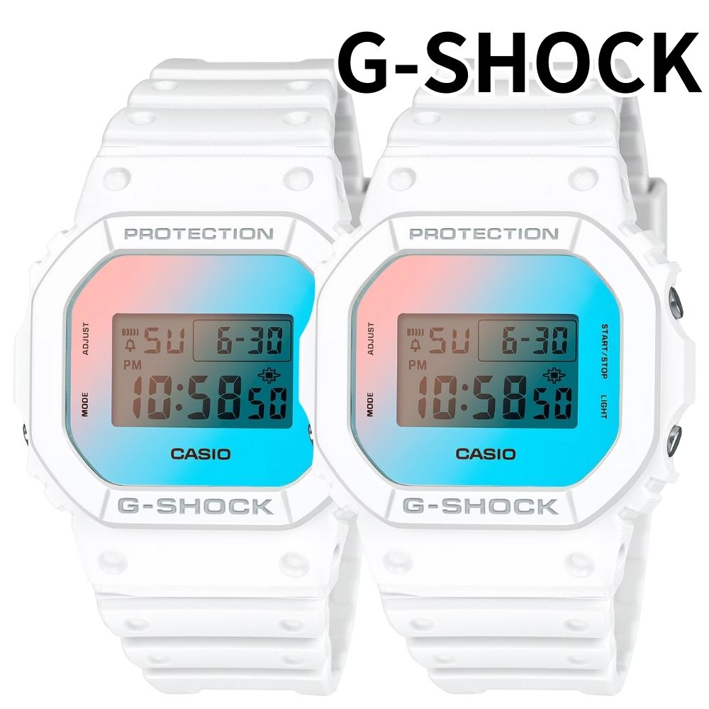正規品 カシオ G-SHOCK ペアウォッチ デジタル 腕時計 カップル ペアセット メンズ レディース Gショック 防水 ホワイト ブルー 誕生日 記念日 プレゼント ギフト CASIO ランニング お祝い