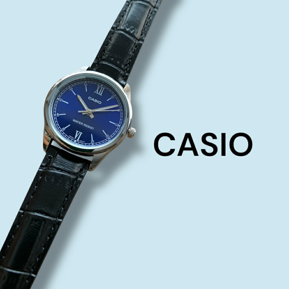 楽天ブランド腕時計 noppleカシオ CASIO 腕時計 レディース 収納ケース付き チプカシ シンプル 小さい 軽い 革ベルト ブラック ブルー プレゼント ギフト 時計 誕生日 記念日 日本未発売 海外モデル ランキング お祝い