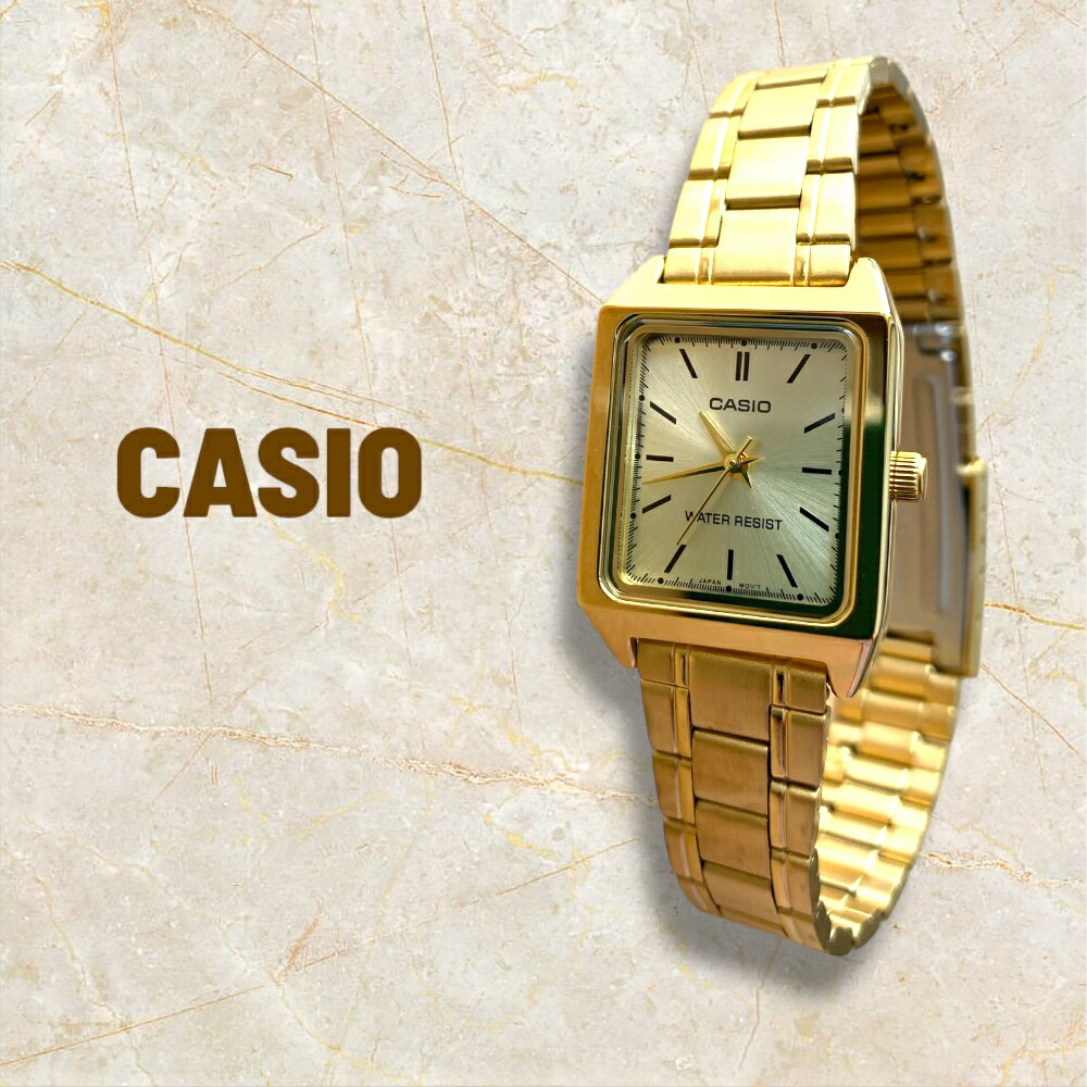 楽天ブランド腕時計 noppleカシオ CASIO 腕時計 レディース 収納ケース付き チープカシオ チプカシ スクエア ゴールド シンプル 日常使い プレゼント ギフト 時計 女性用 彼女 母 妻 誕生日 就職祝い 入学祝い 日本未発売 海外モデル ランキング お祝い