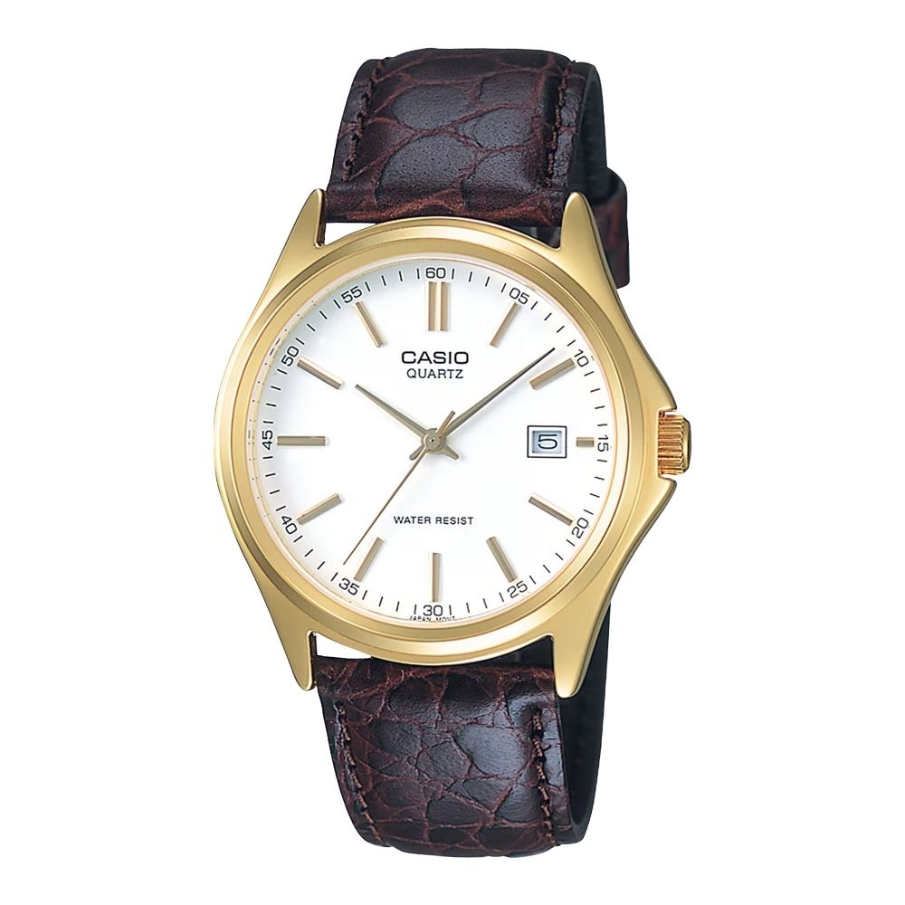正規品 カシオ スタンダード 腕時計 メンズ アナログ 革ベルト ブラウン プレゼントに最適 シンプル 使いやすい 上品 フォーマル ビジネス カジュアル ギフト クリスマス プレゼント ランキング お祝い