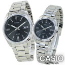 CASIO カシオ 腕時計 ペアセット ペアウォッチ シンプル アナログ 時計 ブラック シルバー ステンレス ペア腕時計 ペアギフト お揃い 親子 友達 夫婦 カップル 両親 プレゼント ギフト MTP-1302PD-1A1 LTP-1302PD-1A1 ランキング お祝い