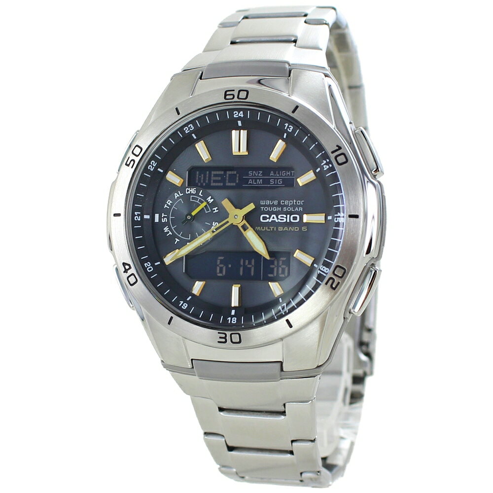 楽天ブランド腕時計 noppleカシオ ウェーブ セプター 電波ソーラー腕時計 メンズ 電波腕時計 おすすめ ソーラー 腕時計 手表 見やすい 文字盤 レジャー用 防水 釣り アウトドア キャンプ 試験 受験 海外旅行　仕事用 普段使い 男性 国内正規品 CASIO 記念日 クリスマス プレゼント ランキング お祝い