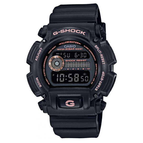 CASIO G-SHOCK Gショック ジーショック カシオ 腕時計 手表 デジタル ローズゴールド×ブラック 20気圧防水 海外モデル DW-9052GBX-1A4 誕生日プレゼント ランキング お祝い