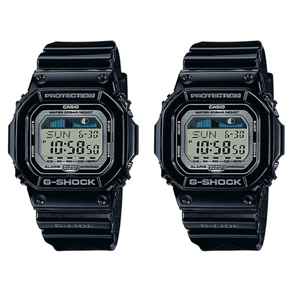 【国内正規品】【ペアBOX付き】CASIO カシオ G-SHOCK Gショック 腕時計 手表 ペアウォッチ 同サイズ 2本セット G-LIDE デジタル スポーツ サーフィン GLX-5600-1JFGLX-5600-1JF ランキング お祝い