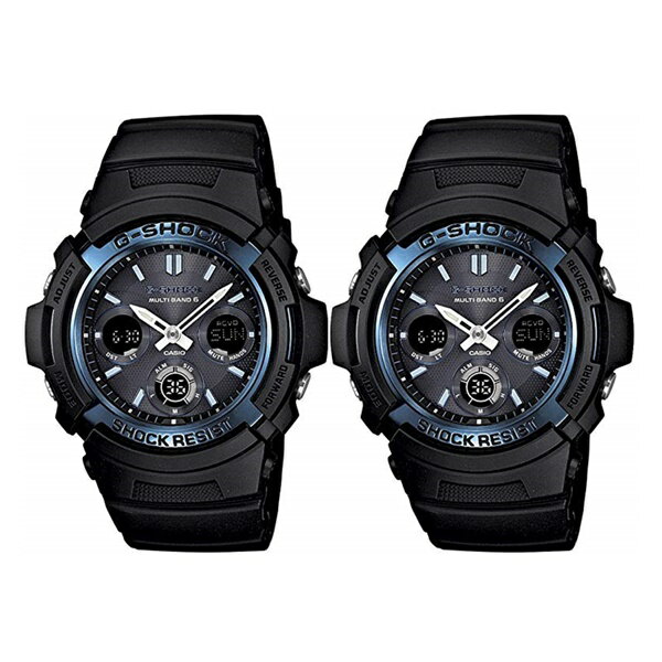 【海外モデル】CASIO G-SHOCK Gショック ジーショック おそろい ペアウォッチ 腕時計 タフソーラー 防水 多機能 AWG-M100A-1AAWG-M100A-1A 誕生日プレゼント 内祝い 母の日 お祝い