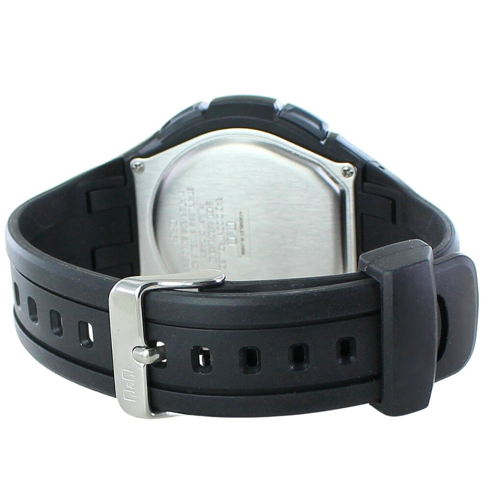 Q&Q シチズン 腕時計 収納ケース付き メンズ 電波ソーラー デジタル 10気圧防水 ブラック 樹脂バンド 電波時計 チプシチ チープシチズン ビジネス カジュアル ギフト プレゼント D07A-001VK ランキング お祝い