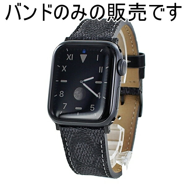 コーチ アップルウォッチ シリーズ 9 8 7 SE 対応 バンド ベルト 交換バンド メンズ レディース Apple Watch strap 42mm 44mm 対応 ブラック レザー 45ミリ Ultra ウルトラ おしゃれ お洒落 ブランド 内祝い 母の日 お祝い