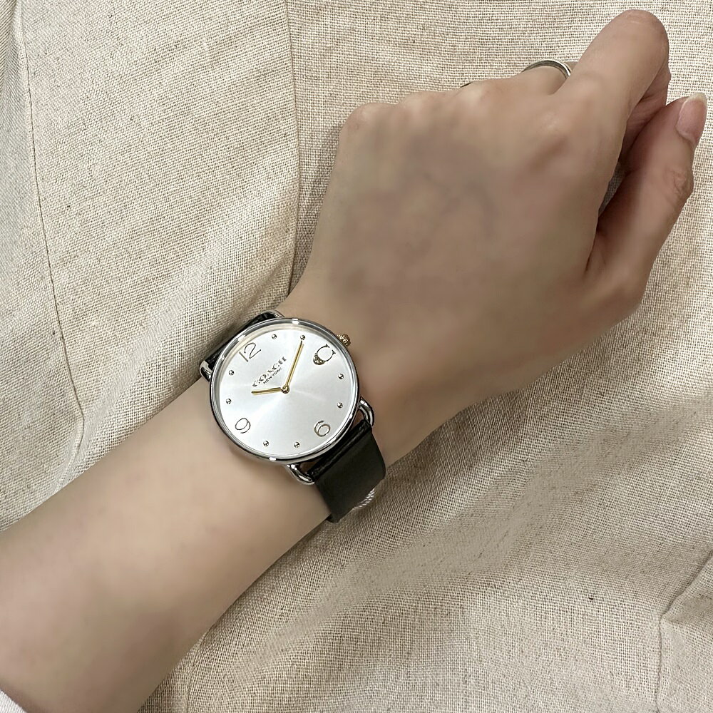 コーチ 腕時計 手表 レディース 革ベルト おしゃれ エリオット 10代 20代 30代 40代 シンプル スリム 薄型 メンズ ユニセックス 時計 男性 女性 誕生日 記念日 クリスマス プレゼント ランキング お祝い