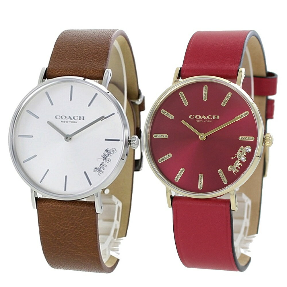 ブランド 紙袋 ショッパー付き コーチ ペアウォッチ 大人 おしゃれ ペア 腕時計 手表 お揃い 同じサイズ プレゼント カップル 社会人 おしゃれ ブランド 革ベルト 時計 結婚 お返し 婚約 男性 女性 誕生日 記念日 夫婦 両親 ペアギフト おすすめ ランキング お祝い