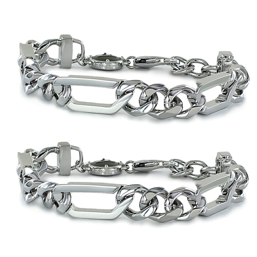 ペアブレスレット お揃い ディーゼル チェーンブレスレット ブランド おしゃれ メンズ レディース カップル 男性 女性 ペアアクセサリー ペアジュエリー ペア...