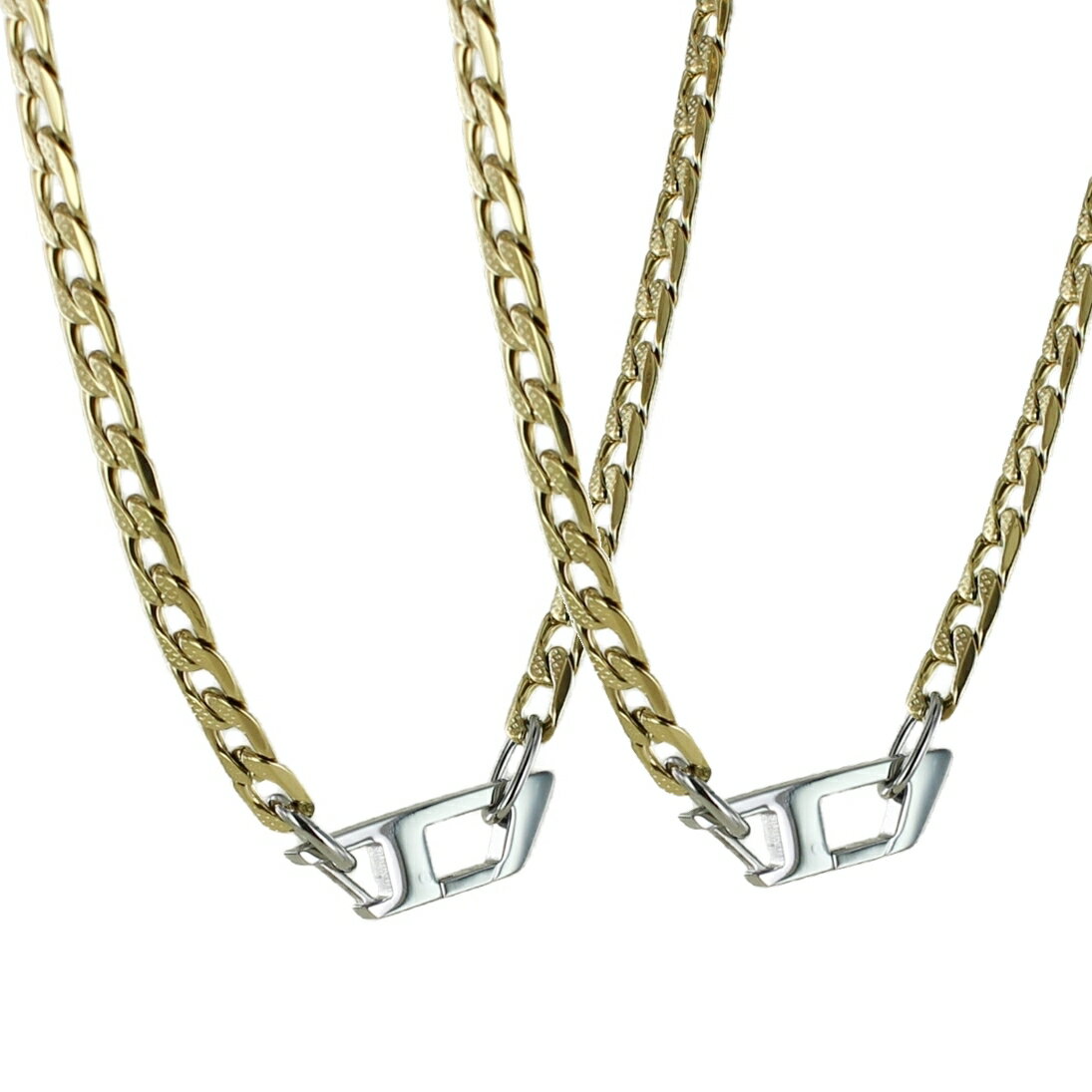 ペアペアネックレス お揃い ディーゼル チェーンネックレス ブランド おしゃれ メンズ レディース カップル 男性 女性 ペアアクセサリー ペアジュエリー ペア...