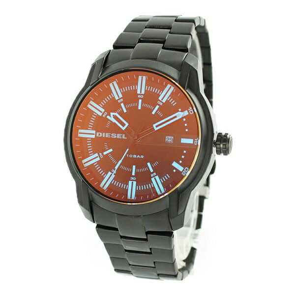 ディーゼル 腕時計（レディース） DIESEL ディーゼル 時計 メンズ レディース 腕時計 ARMBAR アームバー 偏光ガラス ミラー×ブラック ステンレス ユニセックス DZ1870 誕生日プレゼント 内祝い 父の日 お祝い