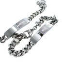 ペアアクセサリー Diesel ディーゼル シルバー チェーン ブレスレット カップル 夫婦 プレゼント 男性 女性 ブランド ペア アクセ お揃い ユニセック...