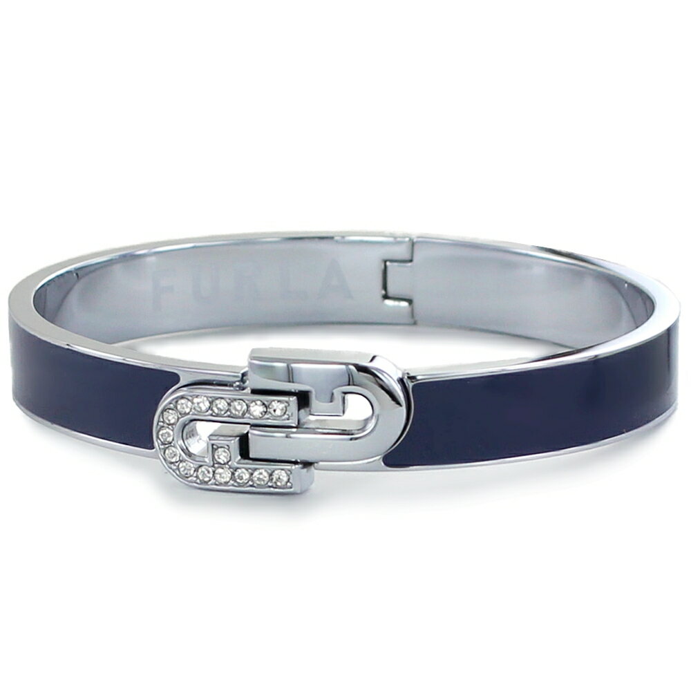 フルラ ブレスレット バングル レディース ブラック シルバー シンプル おしゃれ 結婚記念日 妻 彼女 誕生日プレゼント 女性 母 ギフト ギフト ブレスレッ...