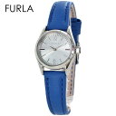 小さい時計 かわいい アクセサリー シンプル 彼女 妻 母 贈り物 ギフト ブルー レザー 革ベルト FURLA フルラ 時計 レディース 母の日 腕時計 手表...