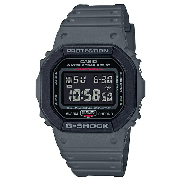 楽天ブランド腕時計 noppleCASIO G-SHOCK Gショック ジーショック カシオ メンズ レディース 腕時計 デジタル スクエアフェイス ストリートファッション グレー ブラック 海外モデル カジュアル 実用的 男女兼用 誕生日プレゼント 内祝い 母の日 お祝い