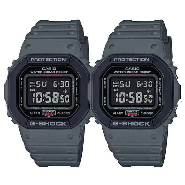 ペア ウォッチ CASIO G-SHOCK Gショック ジーショック カシオ メンズ 父の日 レディース 母の日 腕時計 手表 デジタル スクエアフェイス ストリートファッション グレー ブラック 海外モデル カジュアル カップル 誕生日プレゼント ランキング お祝い
