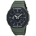 ＼只今ポイント10倍中！／CASIO G-SHOCK Gショック ジーショック カシオ 時計 メンズ レディース 腕時計 アナデジ 八角形 薄型ケース カーボンコアガード カーキ ミリタリー ユーティリティカラー GA-2110SU-3A 誕生日プレゼント その1