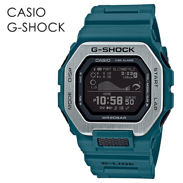 CASIO G-SHOCK スマートフォン連携 Bluetooth サーフィン 波 タイドグラフ 釣り トレーニング計測 Gショック ジーショック カシオ 時計 メンズ レディース 腕時計 G-LIDE デジタル 海外モデル
