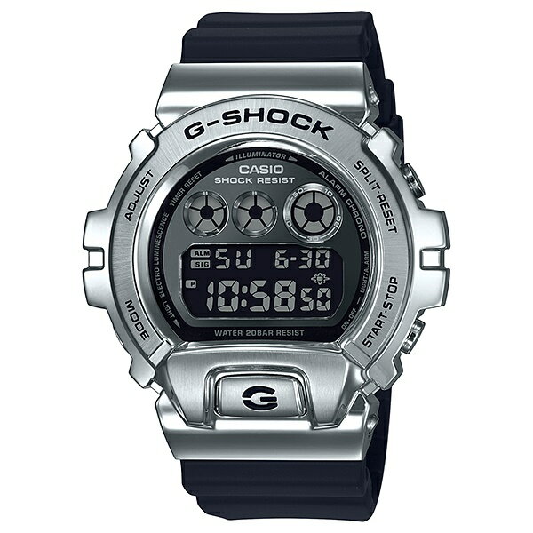 CASIO G-SHOCK Gショック ジーショック カシオ 時計 メンズ 父の日 レディース 母の日 腕時計 手表 デジタル 元祖3つ目モデル メタルカバーベゼル 樹脂 ステンレス GM-6900U-1 海外モデル ビジネス 男性 誕生日ギフト 記念日 ランキング お祝い