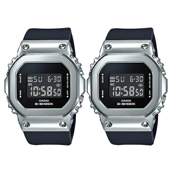 CASIO G-SHOCK ペアウォッチ ユニセックス 小型 軽量 カップル Gショック ジーショック カシオ メンズ 父の日 レディース 母の日 腕時計 手表 デジタル スクエア 海外モデル メタルカバー 防止 樹脂バンド ランキング お祝い