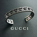 GUCCI グッチ バングル ブレスレット メンズ 父の日 レディース 母の日 ユニセックス シルバー925 おしゃれ エイジング加工 ブランドアクセサリー 誕...