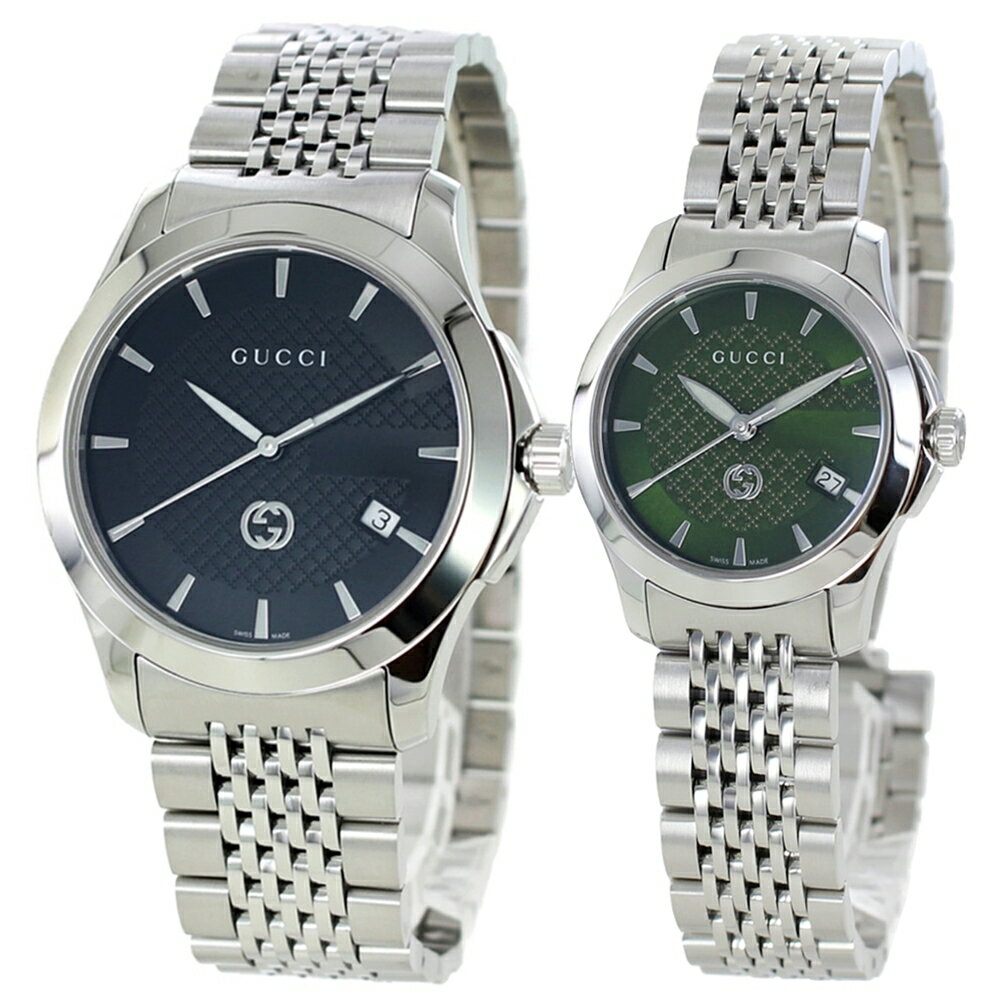 ペアウォッチ 婚約 結婚祝い 結婚記念日 グッチ 腕時計 手表 夫婦 高級 GUCCI 時計 Gタイムレス メンズ レディース カップル ペア ギフト 贈り物 ...