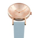 KLASSE14 クラス14 時計 メンズ 父の日 レディース 母の日 ユニセックス 腕時計 手表 IRIS 36mm ローズゴールド ライトブルー 最高級レザ...