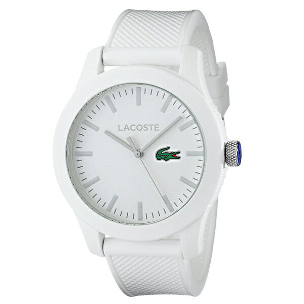 LACOSTE ラコステ メンズ 父の日 腕時計 手表 L.12.12 ホワイト ラバー 2010762 誕生日プレゼント ランキング お祝い