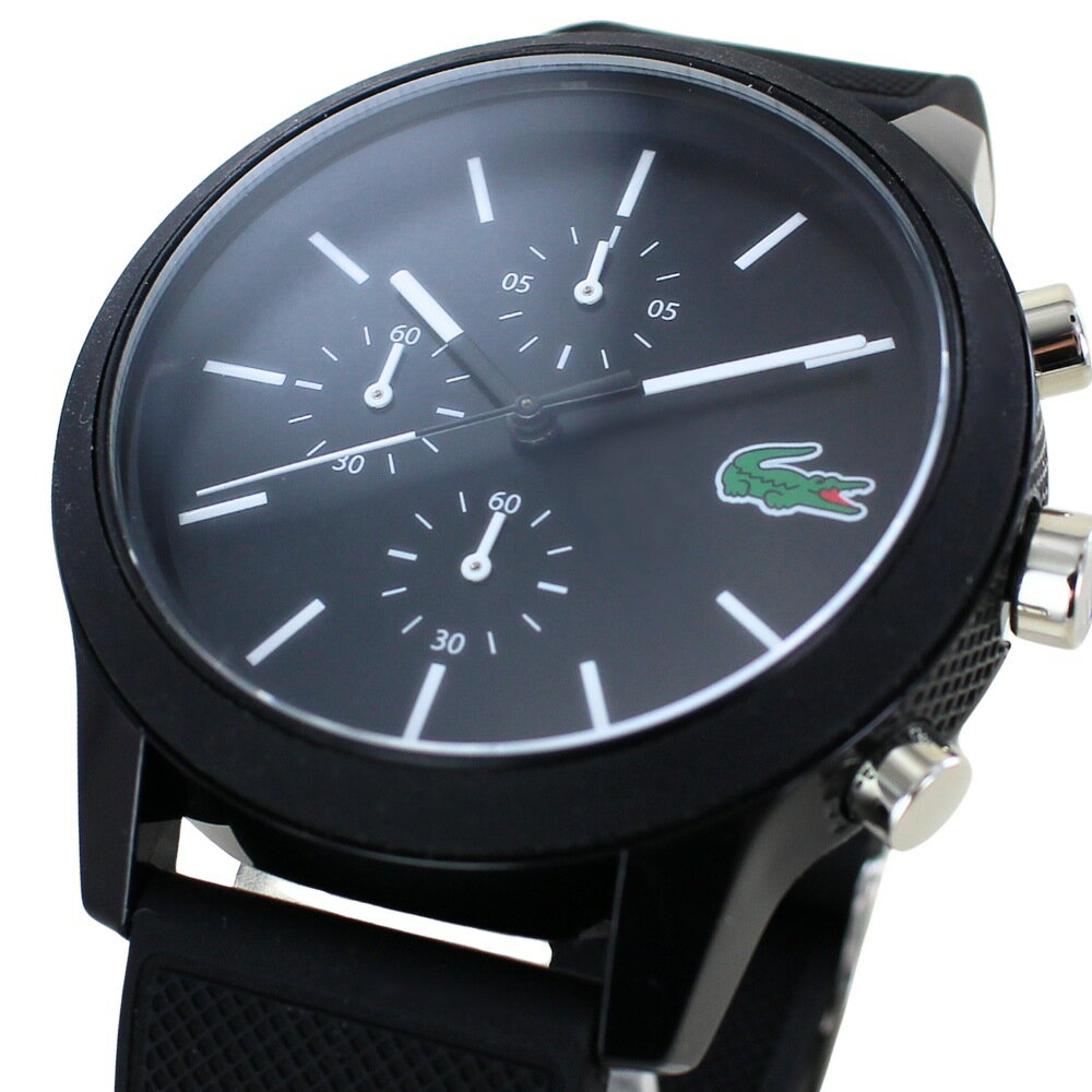 ペアBOX付き ラコステ 腕時計 手表 ペアウォッチ シェア 2本セット メンズ レディース 12.12 クロノグラフ ブラック ラバー 20109722010972 誕生日プレゼント クリスマス プレゼント ランキング お祝い