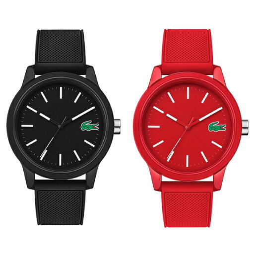 【ペア収納ケースつき】LACOSTE ラコステ 腕時計 手表 ペアウォッチ 同じサイズセット ユニセックス兼用 ペアルック L.12.12 ブラック レッド ラバー 20109862010988 誕生日プレゼント ポイント消化 ランキング お祝い 【ペア収納ケースつき】LACOSTE ラコステ 腕時計 手表 ペアウォッチ 同じサイズセット ユニセックス兼用 ペアルック L.12.12 ブラック レッド ラバー 20109862010988 誕生日プレゼント ポイント消化 ランキング お祝い