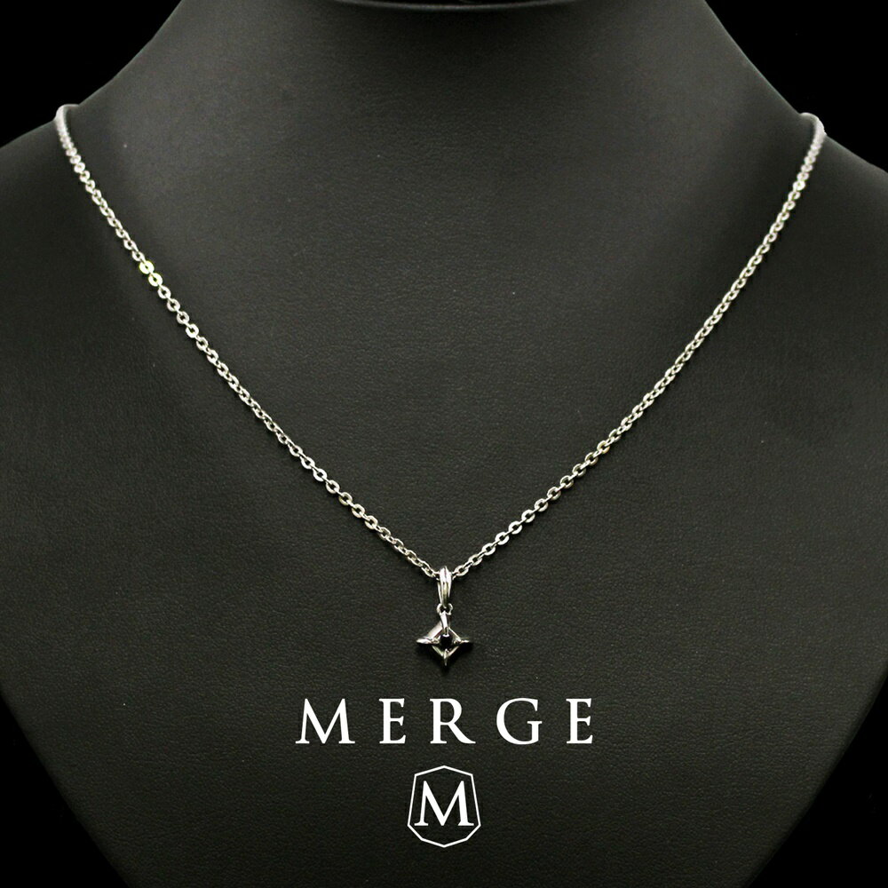 マージ ステンレス ネックレス チェーン メンズ 父の日 ブラックダイヤモンド チェーンネックレス シルバー 大人 シンプル かっこいい おしゃれ プレゼント 男性 誕生日 結婚祝い 結婚記念日 夫 旦那 父 父親 お祝い ギフト ランキング お祝い