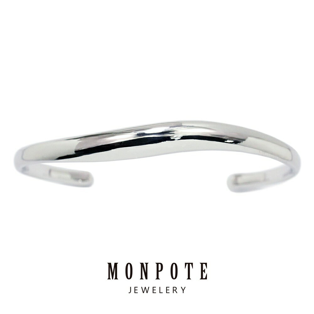 モンポット バングル ブレスレット レディース 普段使い おしゃれ 大人 女性 誕生日 シルバーアクセサリー きれい シンプル 結婚祝い 結婚記念日 母 妻 彼...