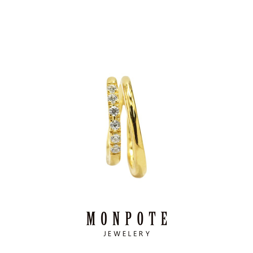 モンポット イヤーカフ レディース 大きめ シンプル 片耳用 シルバー925 イエローゴールド エタニティ かっこいい 上品 普段使い おしゃれ 大人 女性 誕...