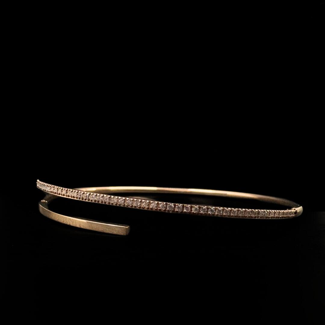 正規品 ナチュラルピュア バングル レディース ブレスレット シンプル おしゃれ ピンクゴールドカラー ノンアレルギー サージカルステンレス ステンレス 金属ア...