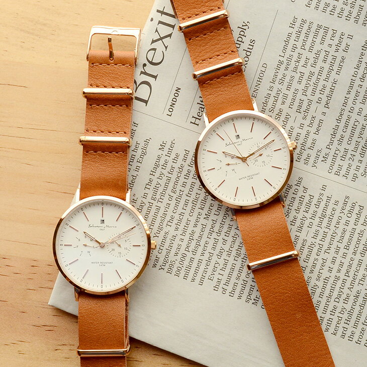 【選べる6種類】【国内正規品】サルバトーレマーラ 時計 ペアウォッチ レザーウォッチ ペアセット 時計 SM15117 誕生日プレゼント クリスマス プレゼント ランキング お祝い